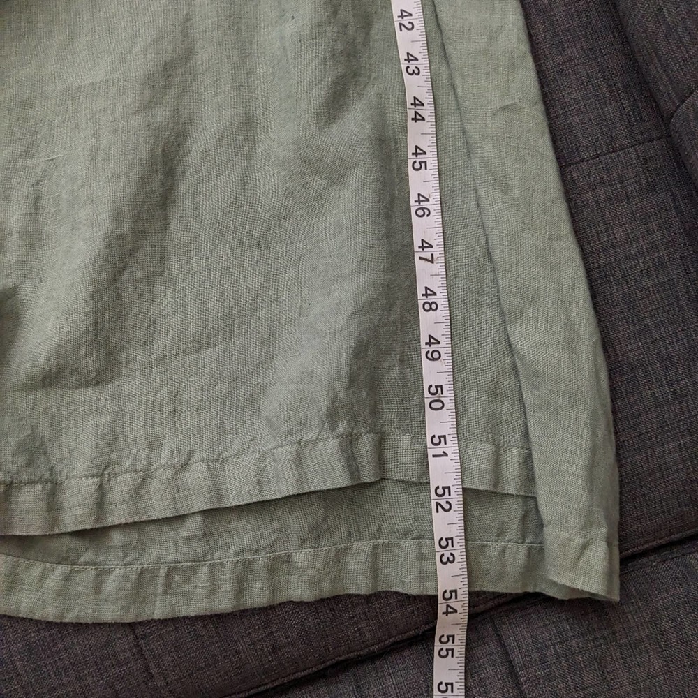 CP Shades Olive Green Linen Maxi Dress - Picture 7 of 10